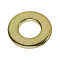 Wrought Washer Flat Washer, Fits Bolt Size 1/4" , Steel Zinc Yellow Finish FTWS-0250-ZY/B